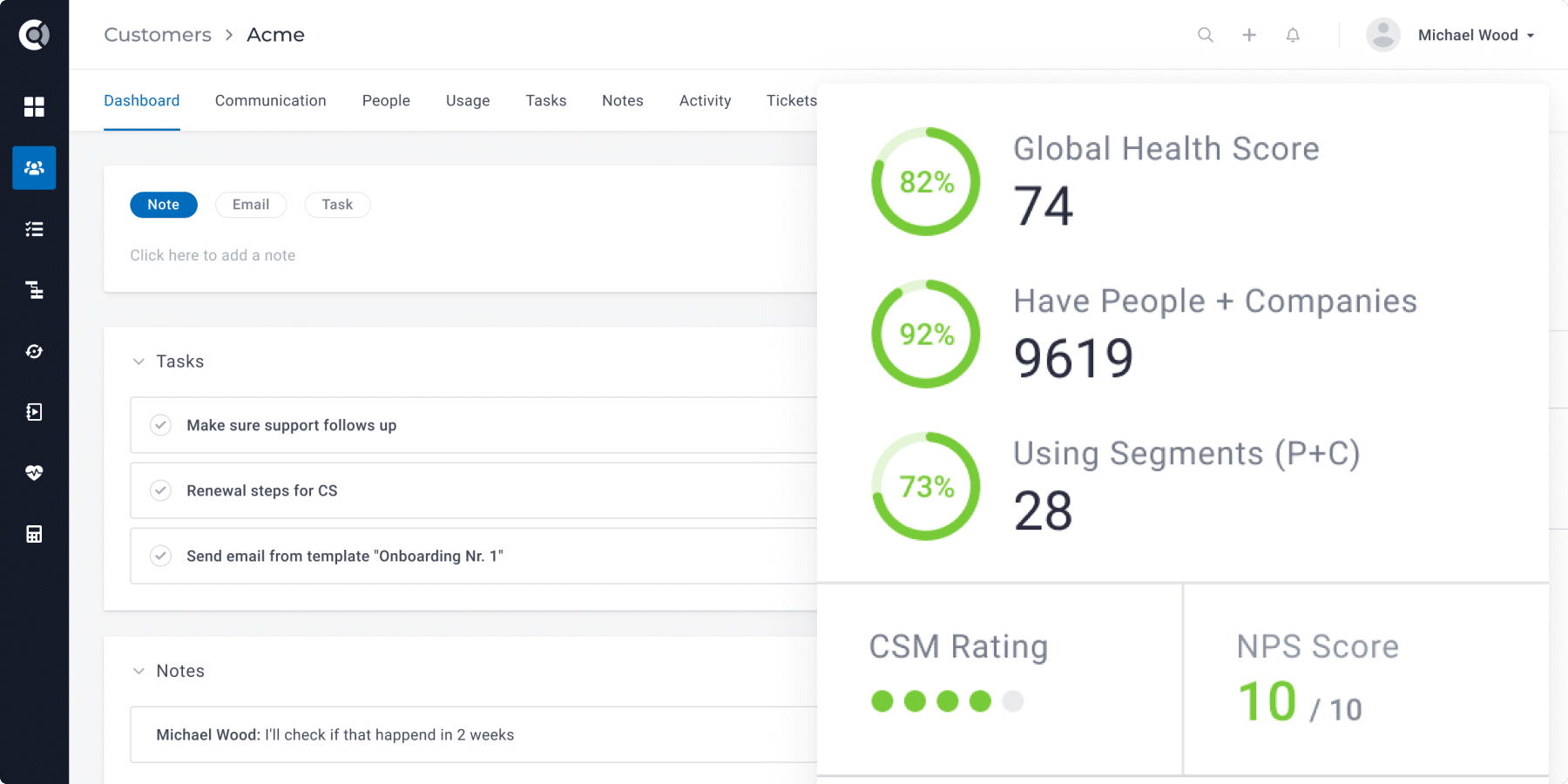 Inmoment And Custify Customer Success Integrations