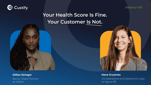 Gillian Stringer  (Senior Client Partner at N.Rich), Hana Gruzman (CS Operations & Enablement Lead at Agora)