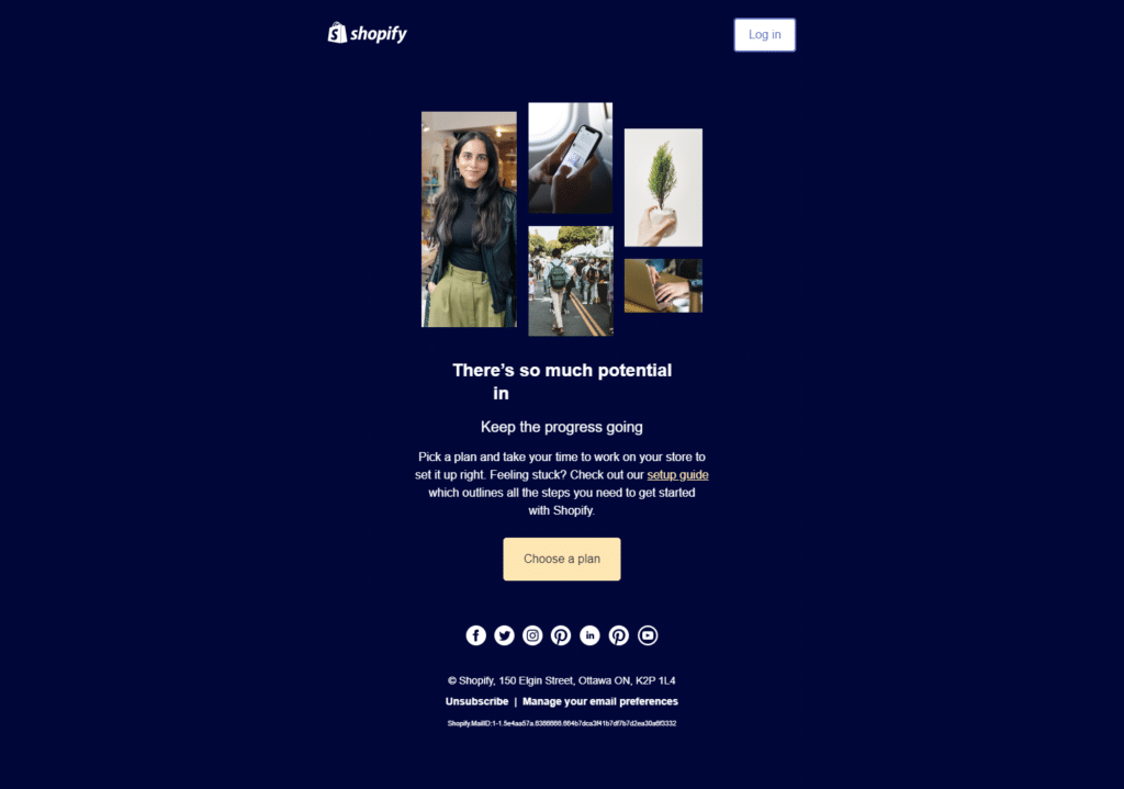 onboarding page example