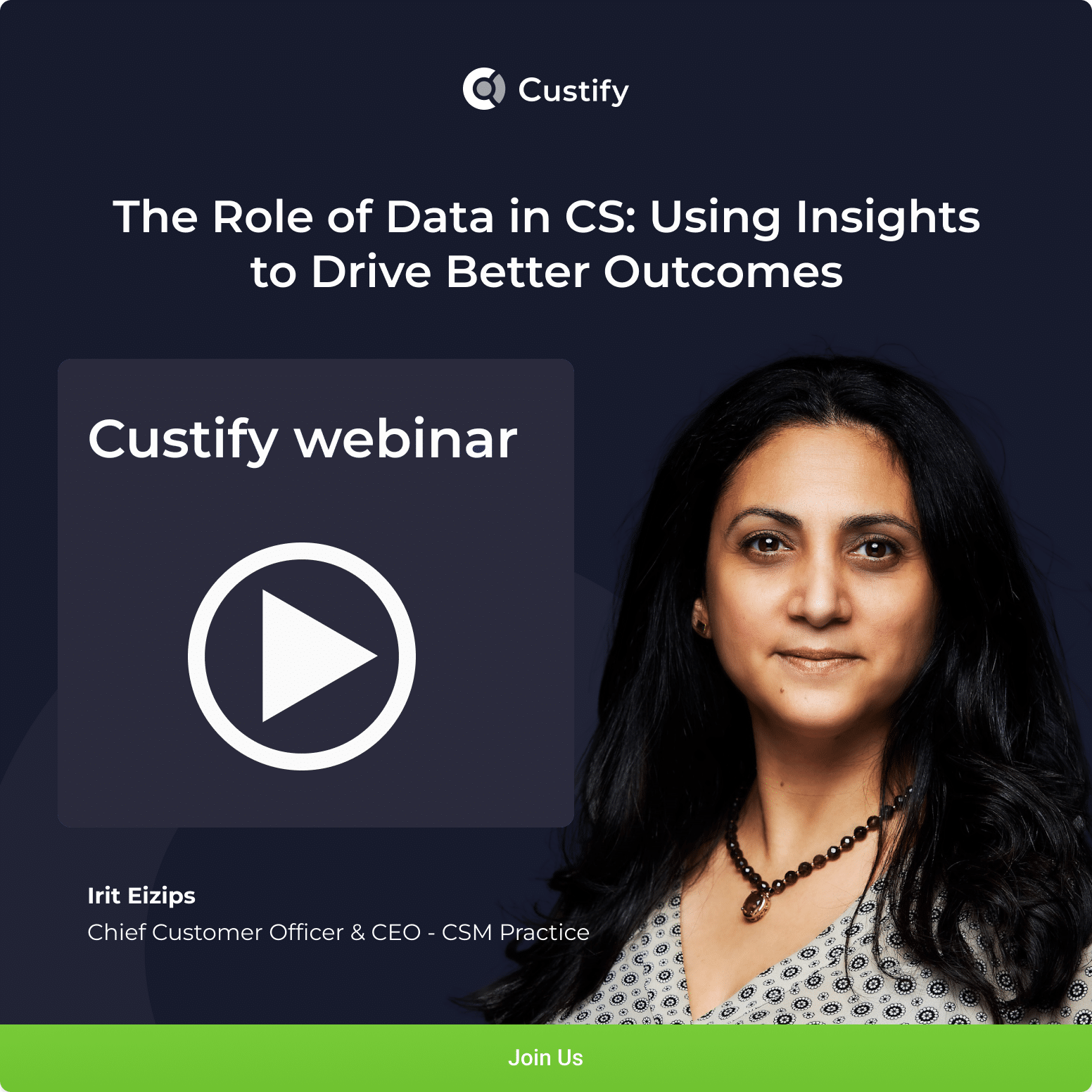 Webinar - The Role of Data in CS: Leveraging Insights to Drive Better Outcomes