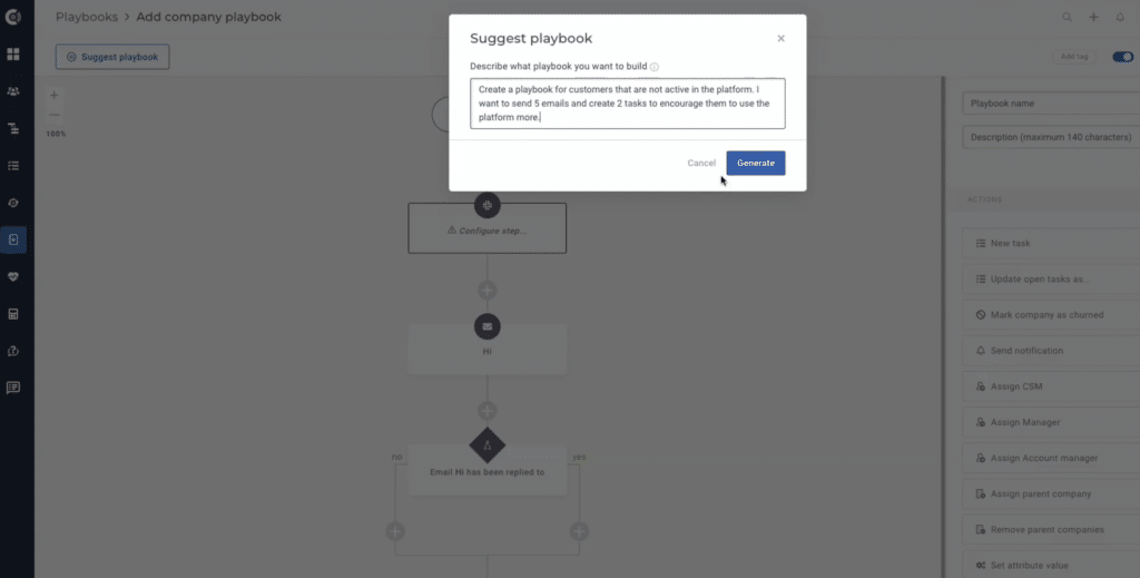 AI playbook example automation csp