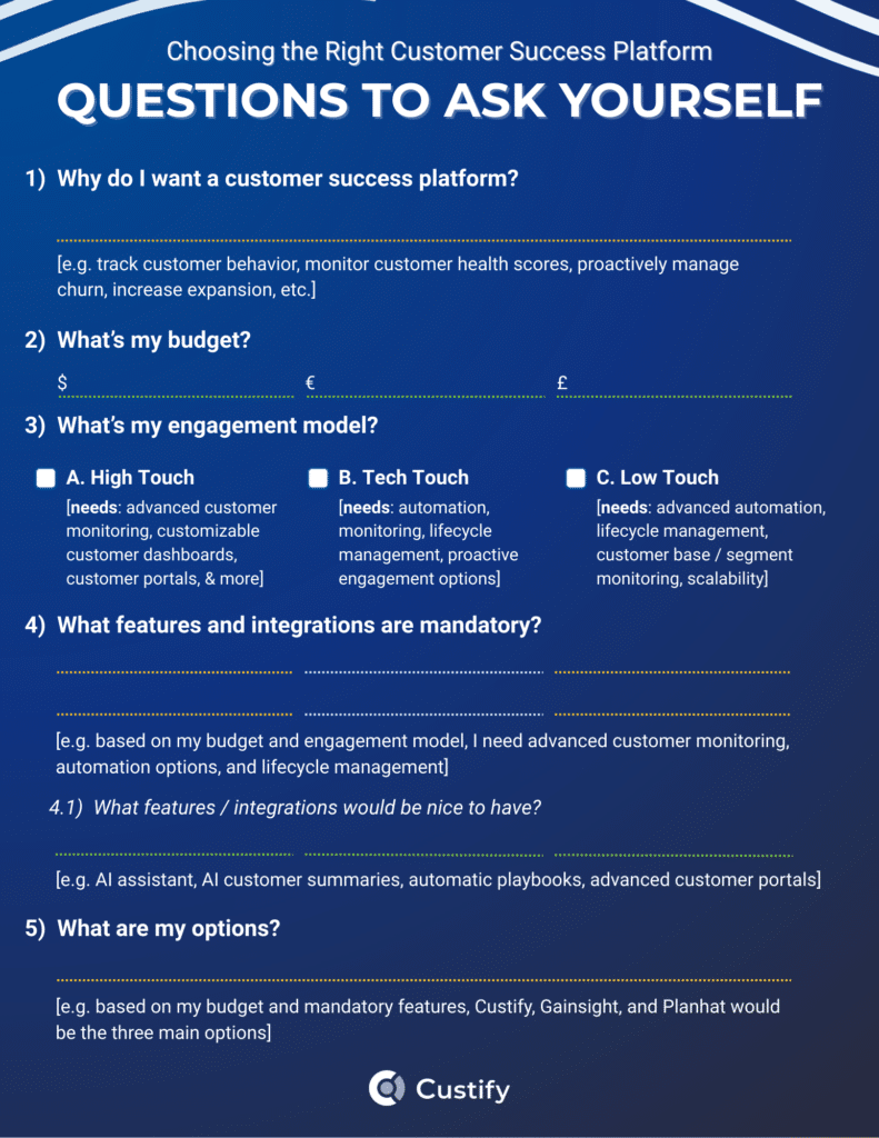 choosing the right customer success software
