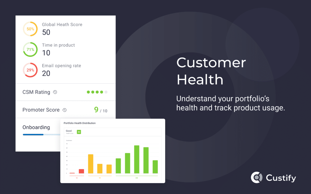 custify customer health screenshot