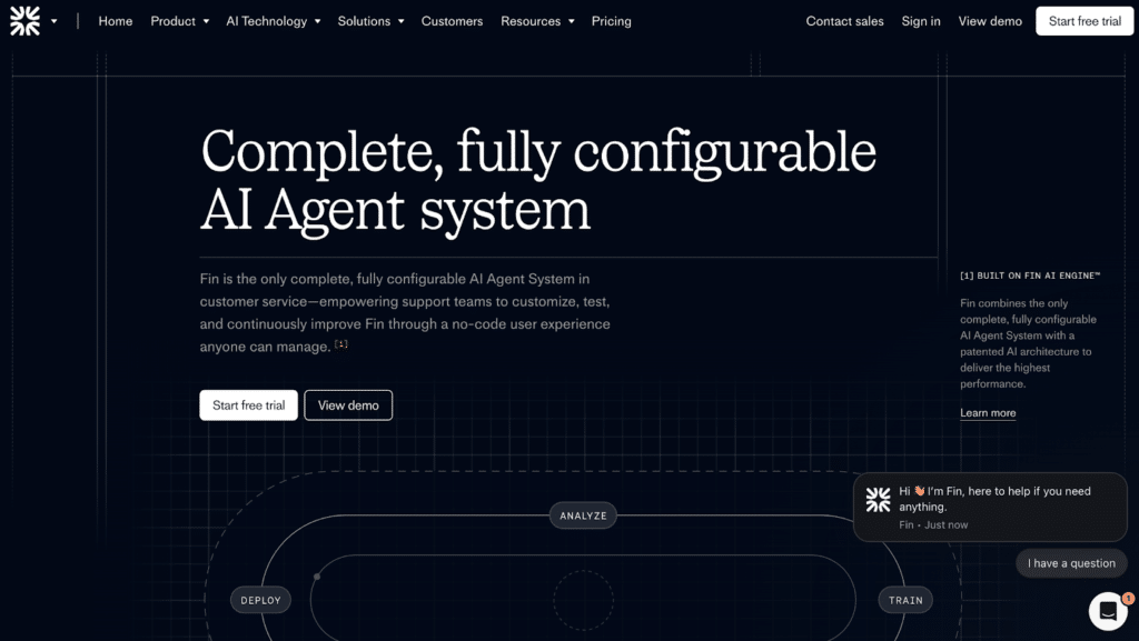 fin intercom screenshot