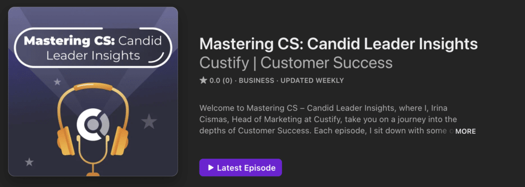 Mastering CS candid leader insights