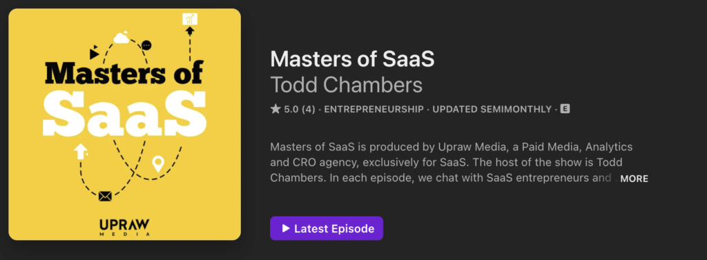 masters of saas