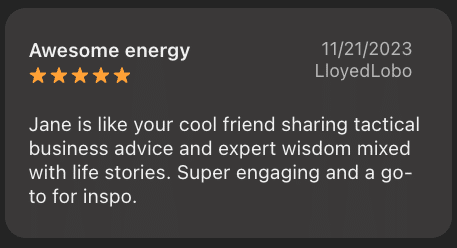 better done than perfect review