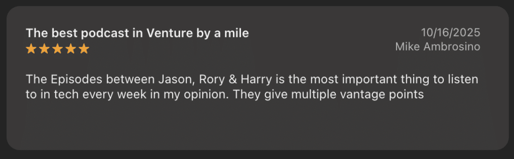 The Twenty Minute VC review