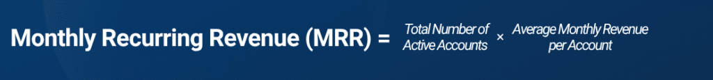 Monthly Retention Rate Formula (MRR)