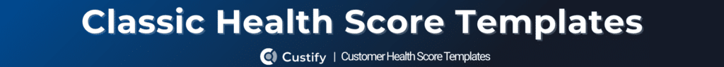 classic health score templates banner