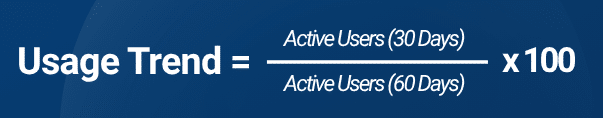 usage trend formula