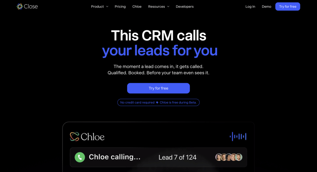 close crm screenshot