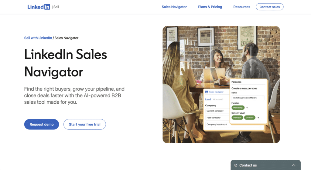 linkedin sales navigator screenshot