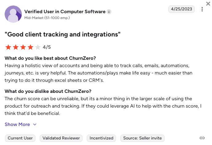 Churnzero review 2