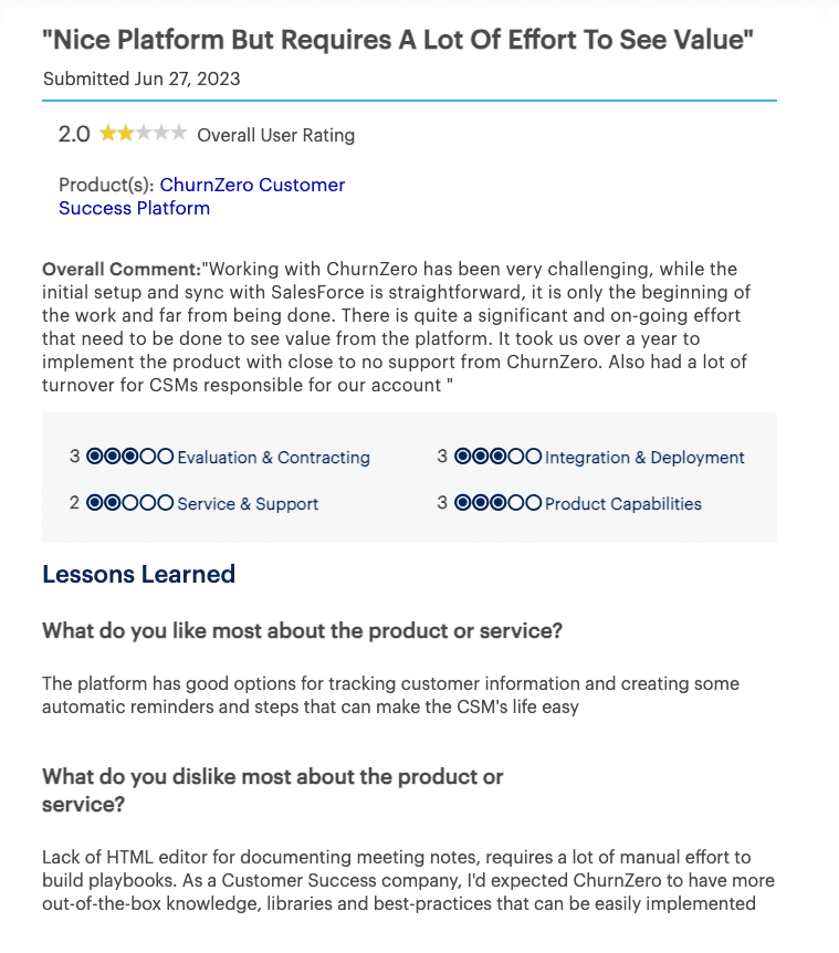 Churnzero review 3