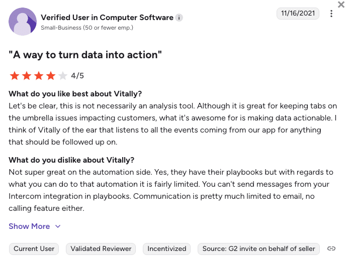 vitally review
