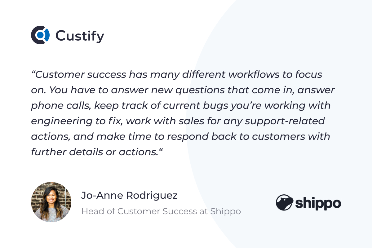 Jo-Anne Rodriguez - Head of Customer Success - Shippo