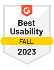 G2 - Best Usability Summer 2023