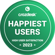 Crozdesk - Happiest Users 2023