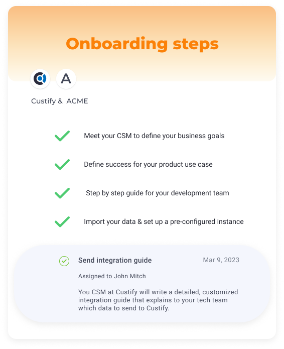 Self service support channels custify portal